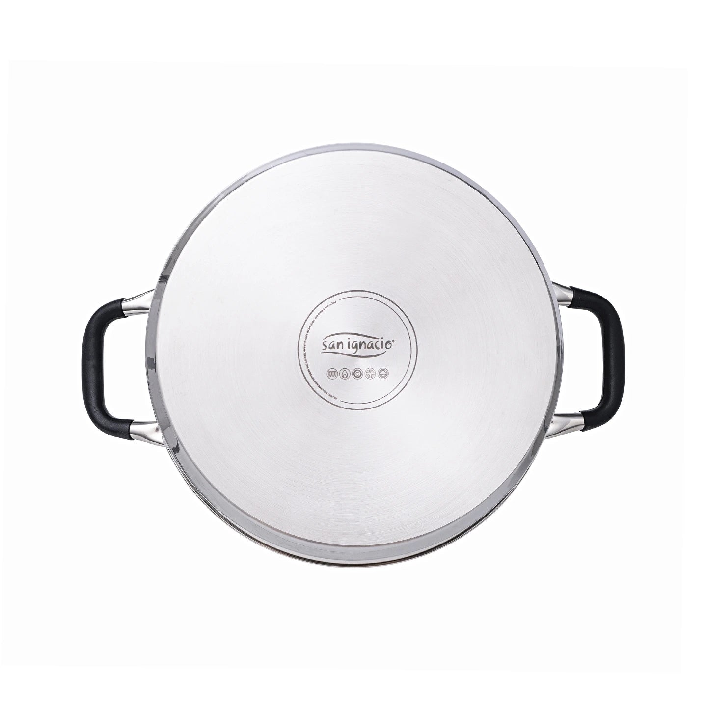 Cacerola 28 cm El Bohio de Acero Inoxidable con Tapa - San Ignacio